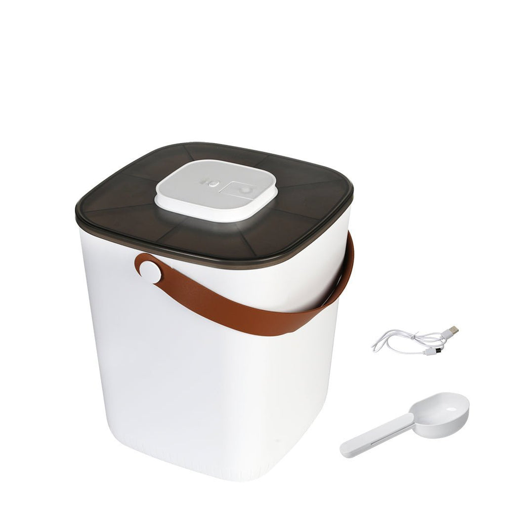 13L Smart Vacuum Pet Food Storage Container Kitchen Box Scoop Dispenser - House Of Pets Delight (HOPD)