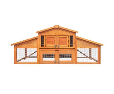 2 Storey Wooden Hutch Coop - House Of Pets Delight (HOPD)