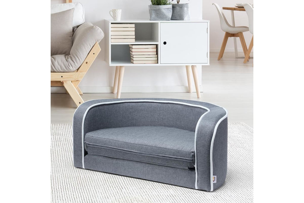 2in1 Pet Bed Sofa Foldable Cushion Fabric Luxury - House Of Pets Delight (HOPD)