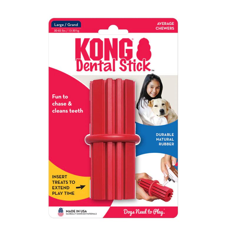3 x KONG Dental Stick - Large - House Of Pets Delight (HOPD)
