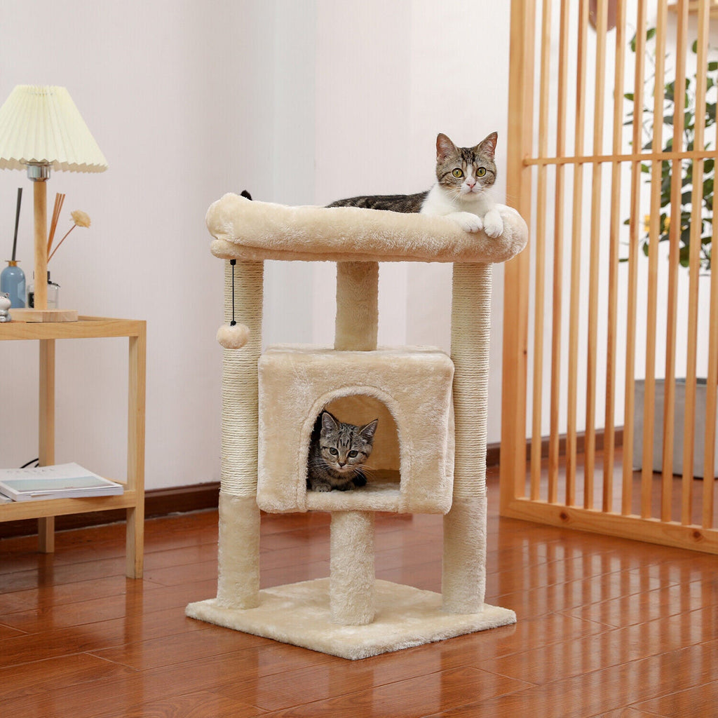 72cm Cat House - Beige - House Of Pets Delight (HOPD)