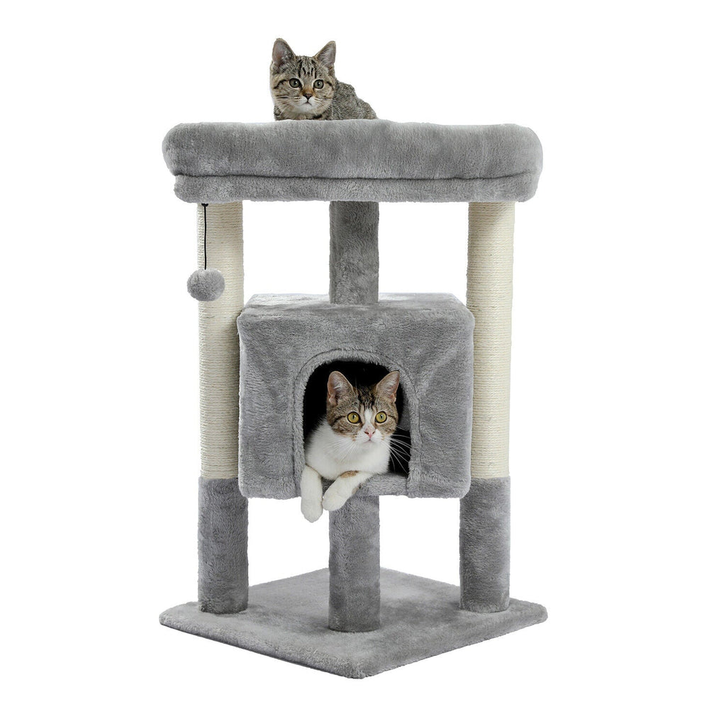 72cm Cat House - Grey - House Of Pets Delight (HOPD)