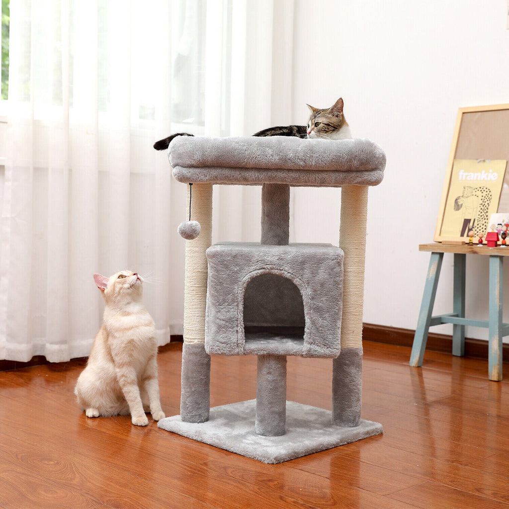 72cm Cat House - Grey - House Of Pets Delight (HOPD)