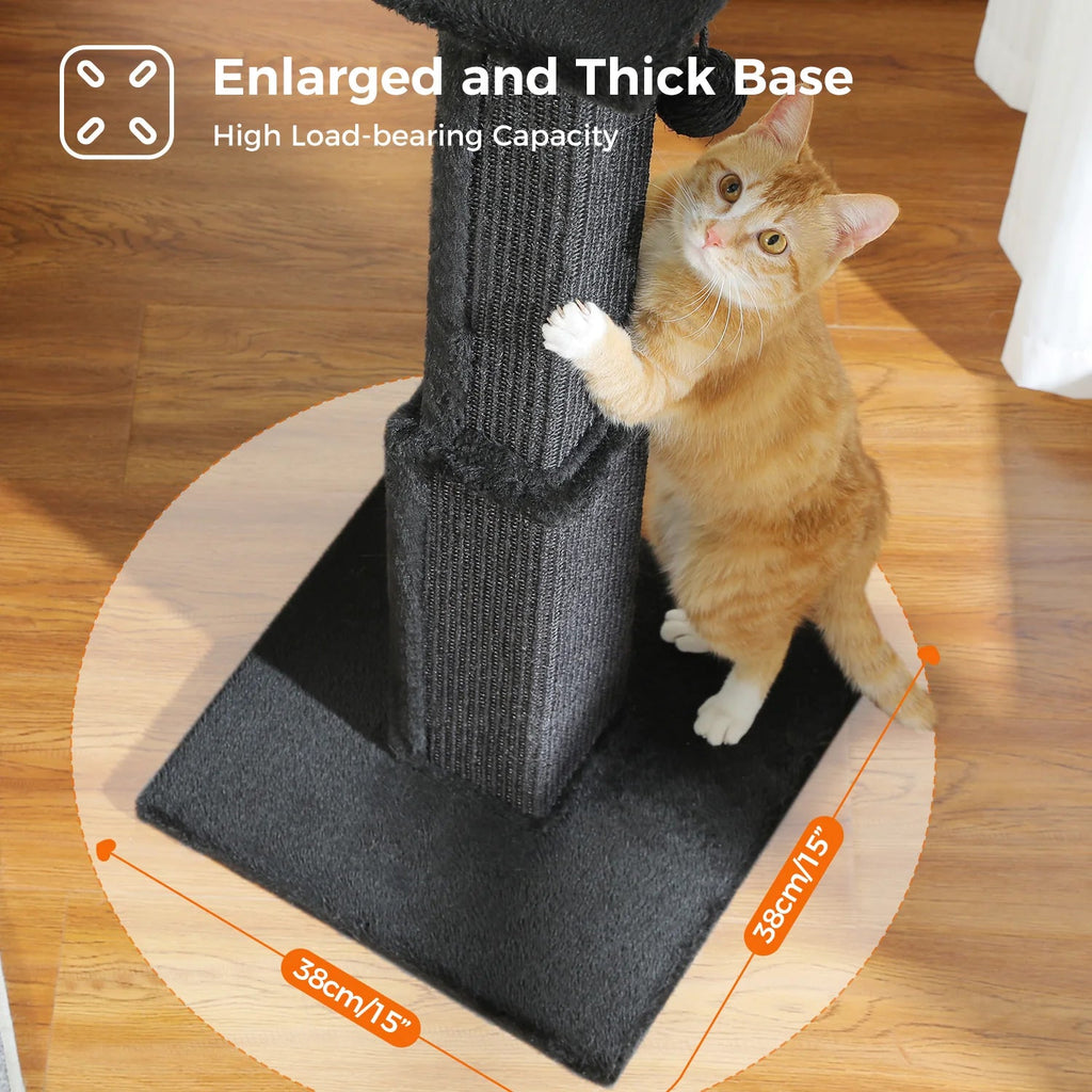 80cm Cat Scratching Tower Post (2 Colours) - House Of Pets Delight (HOPD)