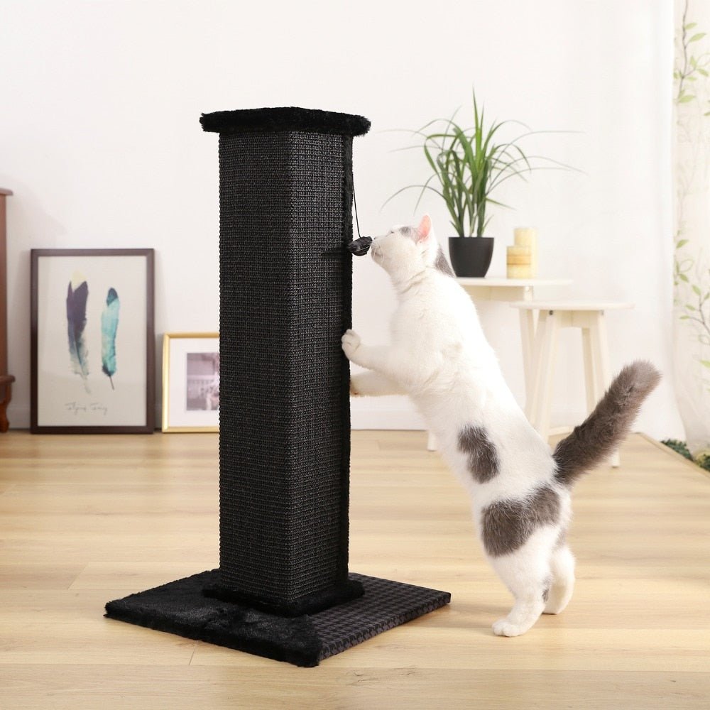 82cm Ultimate Cat Scratching Post in Black - House Of Pets Delight (HOPD)