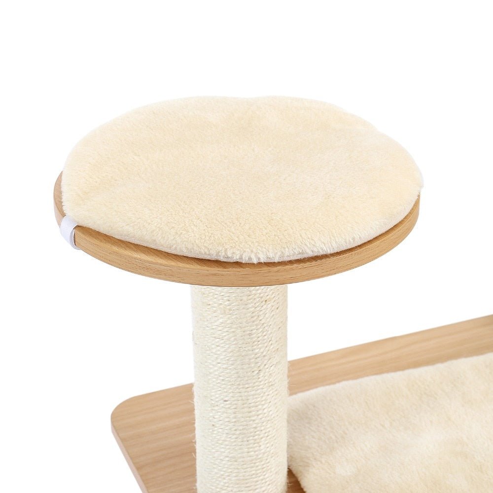 A Modern Wonderland Pet Cat Condo Tree With Scratcher XL - House Of Pets Delight (HOPD)