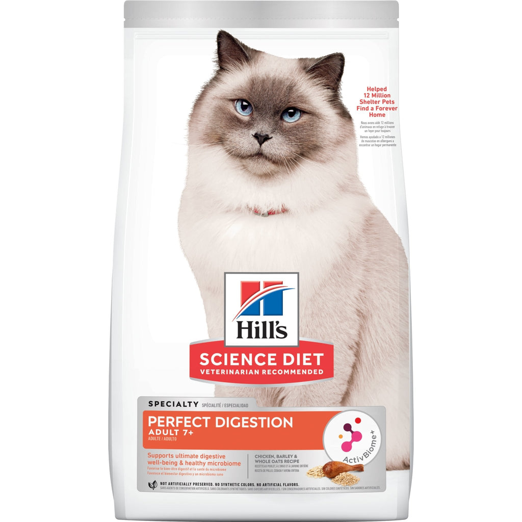 Adult 7 Plus Perfect Digestion Dry Cat Food 2.72kg - House Of Pets Delight (HOPD)