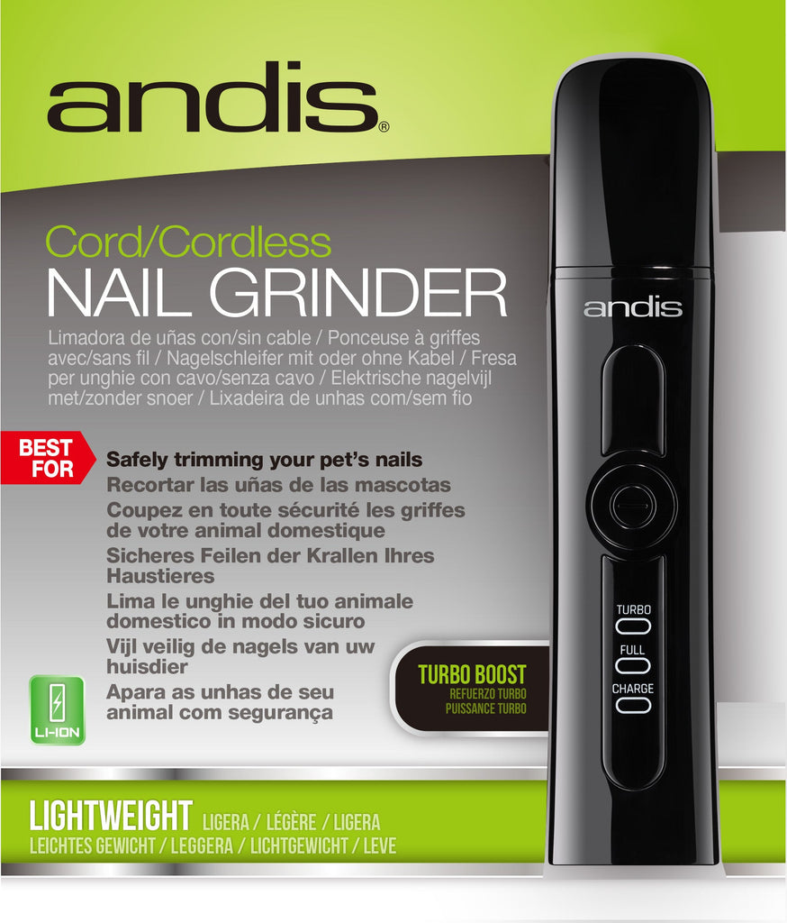 Andis – Cordless 2 Speed Dog Nail Grinder - House Of Pets Delight (HOPD)