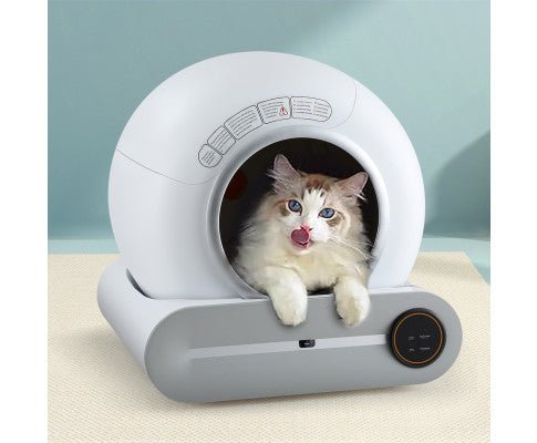 Automatic Cat Litter Box Self - Cleaning Large Smart Toilet Tray App Control 9L - House Of Pets Delight (HOPD)