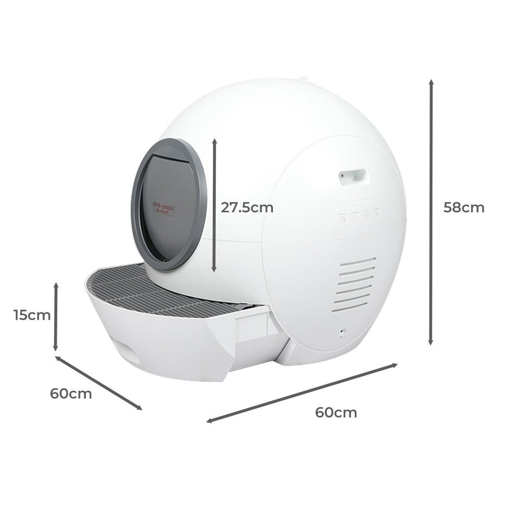 Automatic Smart Self - Cleaning Cat Litter Box With App Remote Control - House Of Pets Delight (HOPD)