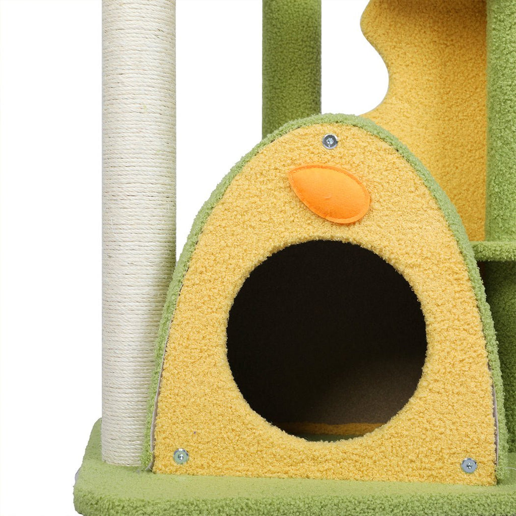 Avocado Cat Multi - Level Condo Scratching Post - House Of Pets Delight (HOPD)