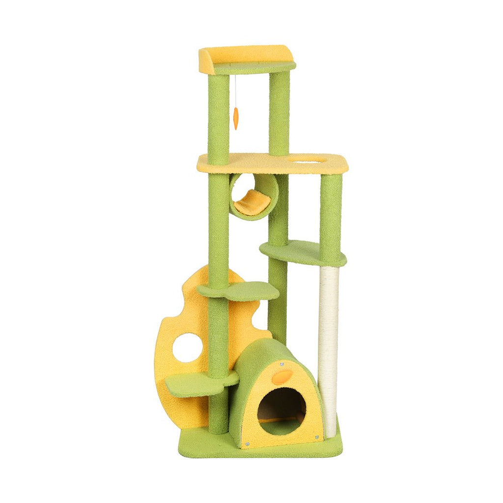 Avocado Cat Multi - Level Condo Scratching Post - House Of Pets Delight (HOPD)