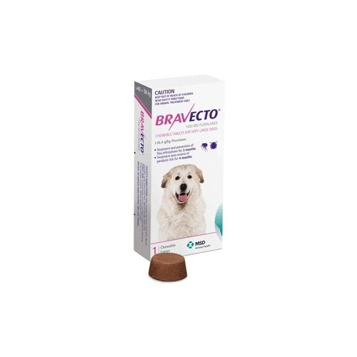 Bravecto Chew for Extra Large Dogs 40 - 56 kg - House Of Pets Delight (HOPD)