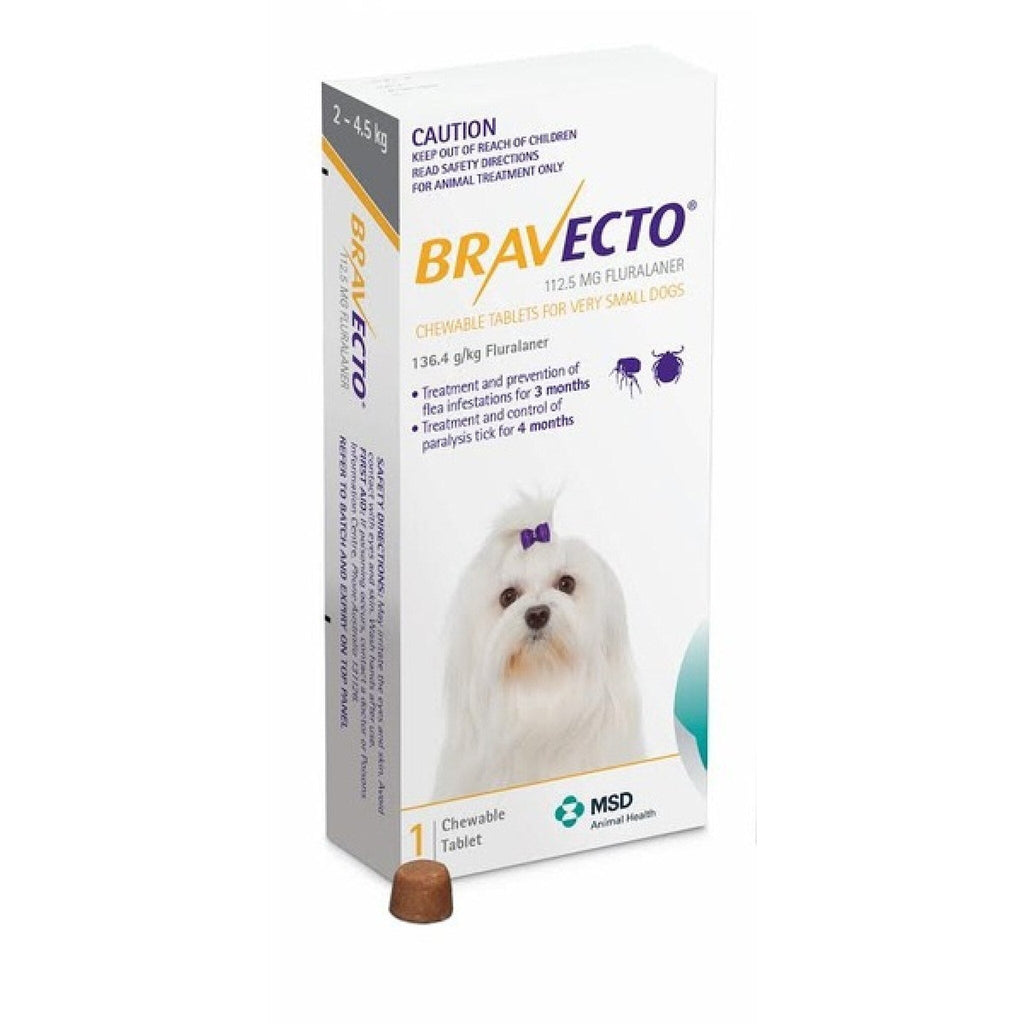 Bravecto Chew Very Small 2 - 4.5 kg - House Of Pets Delight (HOPD)