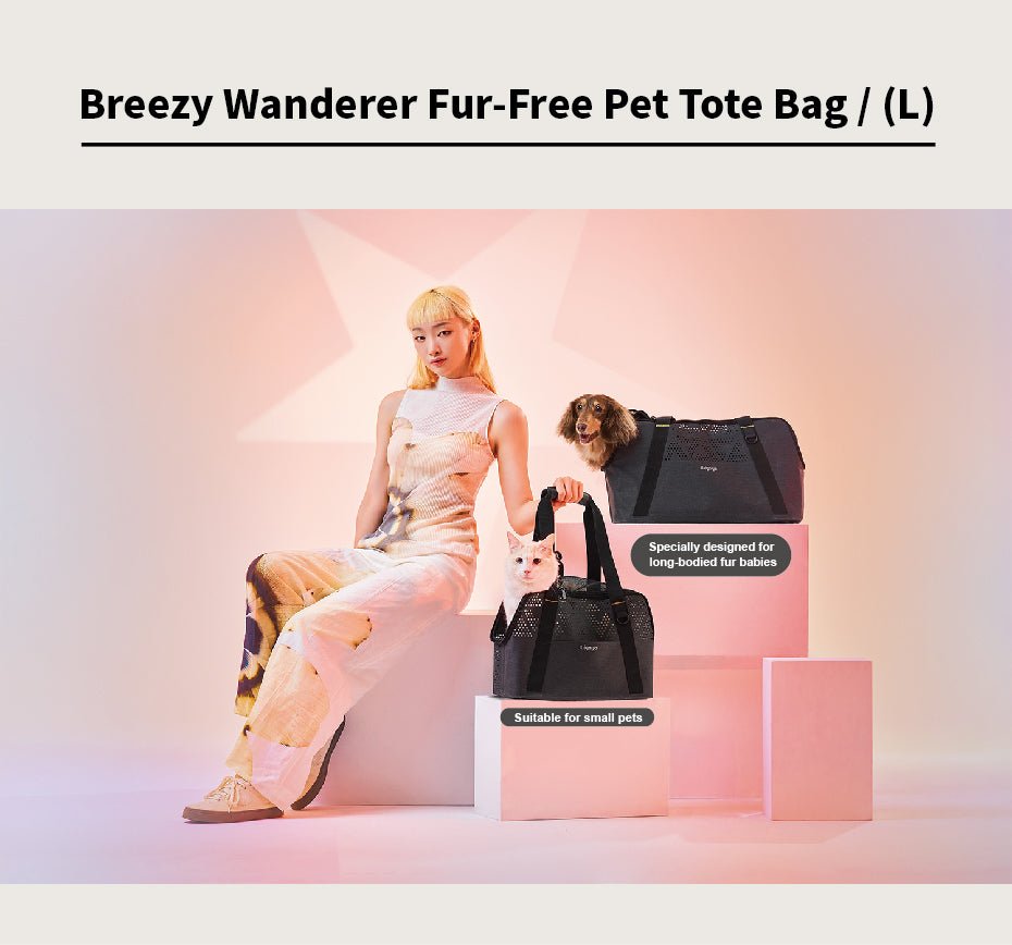 Breezy Wanderer Fur - Free Dog Tote Bag - House Of Pets Delight (HOPD)