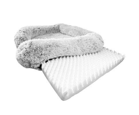 Calming Soft Plush Memory Foam Dog Bed (3 Sizes) - House Of Pets Delight (HOPD)