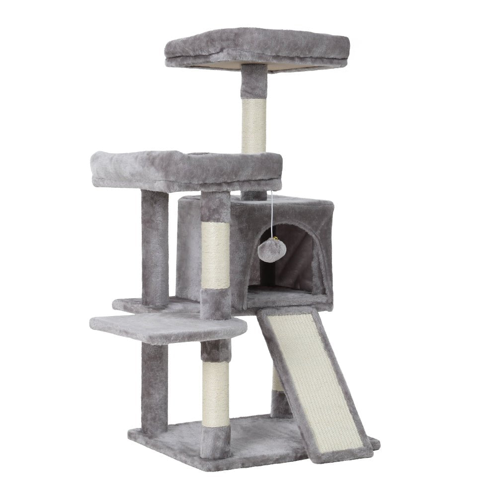 Cassey Plush Winter Cat Tree Tower Condo House - 103cm - House Of Pets Delight (HOPD)