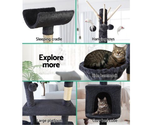 Cat Tree Scratching Post Condo House - House Of Pets Delight (HOPD)