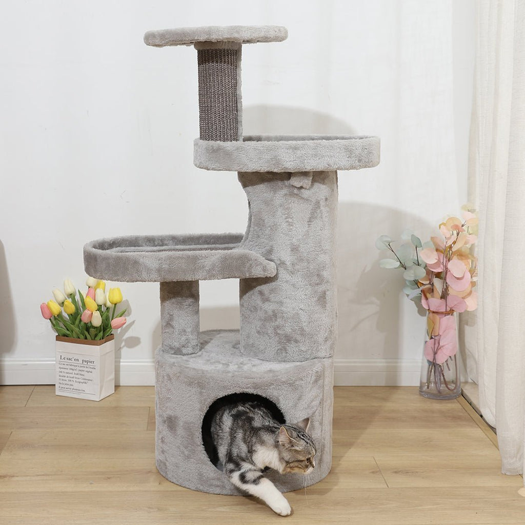 Cat Tree Tower Condo Scratching Post House - House Of Pets Delight (HOPD)