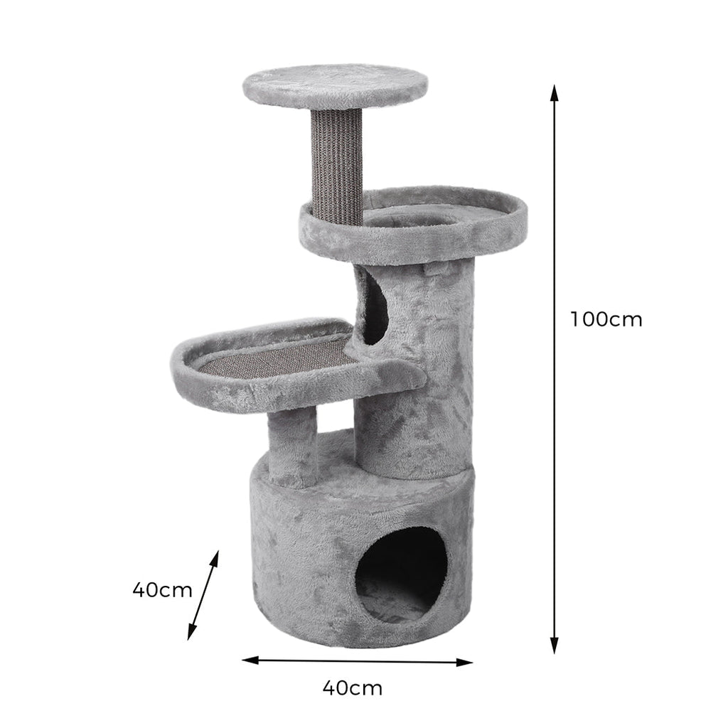 Cat Tree Tower Condo Scratching Post House - House Of Pets Delight (HOPD)