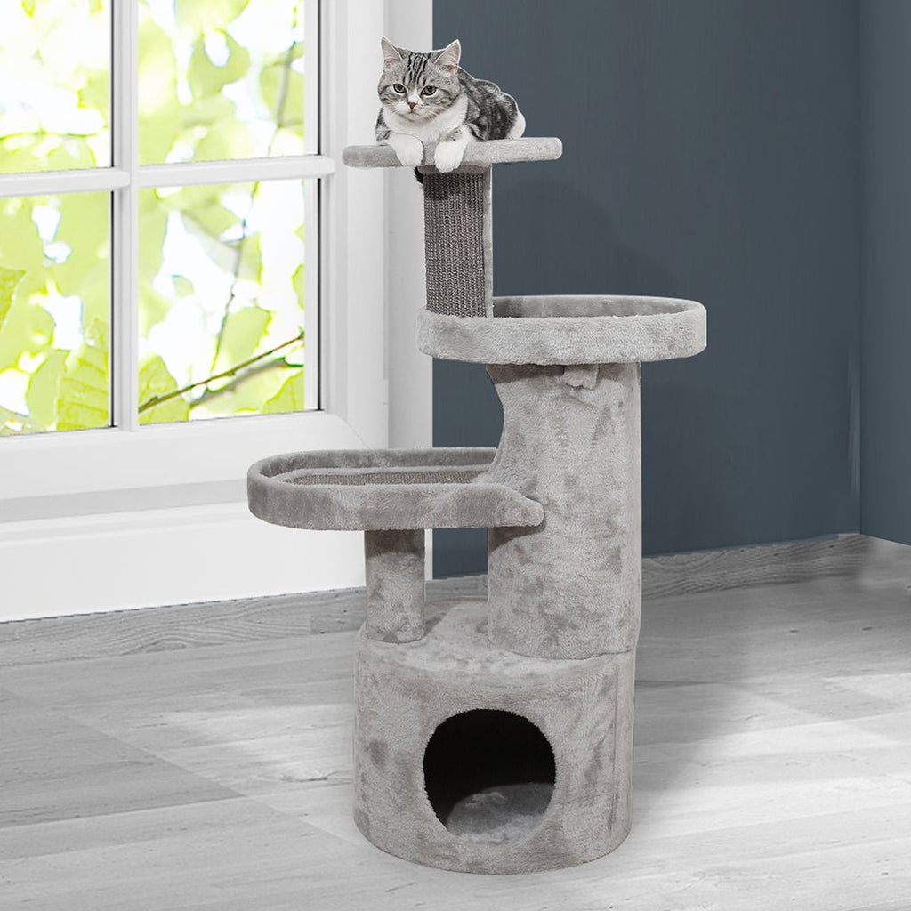 Cat Tree Tower Condo Scratching Post House - House Of Pets Delight (HOPD)