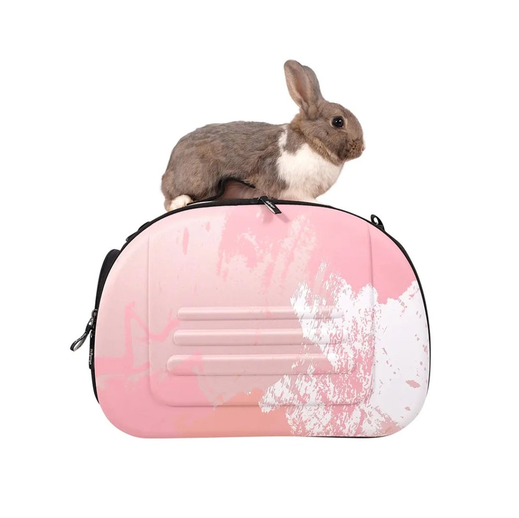 Classic Collapsible Shoulder Pet Carrier in Pink Sunset - House Of Pets Delight (HOPD)