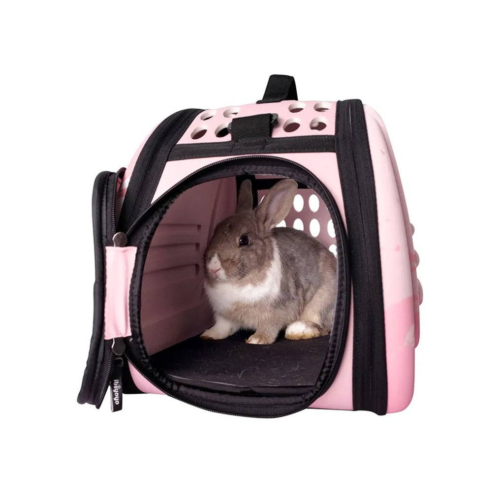 Classic Collapsible Shoulder Pet Carrier in Pink Sunset - House Of Pets Delight (HOPD)