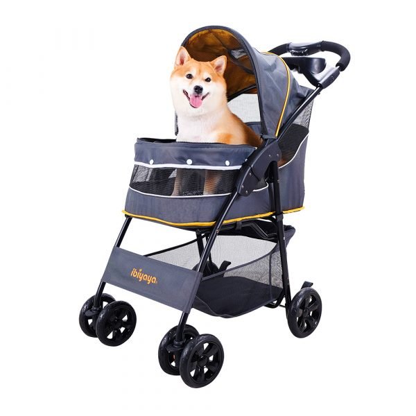 Cloud 9 Pet Stroller for Cats & Dogs up to 20kg - Mustard Yellow - House Of Pets Delight (HOPD)