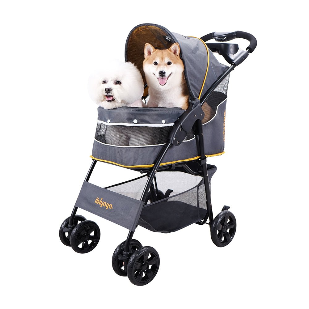 Cloud 9 Pet Stroller for Cats & Dogs up to 20kg - Mustard Yellow - House Of Pets Delight (HOPD)