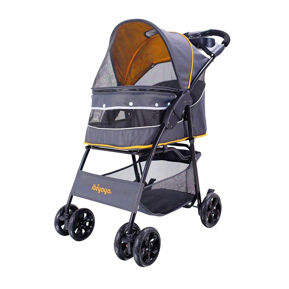 Cloud 9 Pet Stroller for Cats & Dogs up to 20kg - Mustard Yellow - House Of Pets Delight (HOPD)