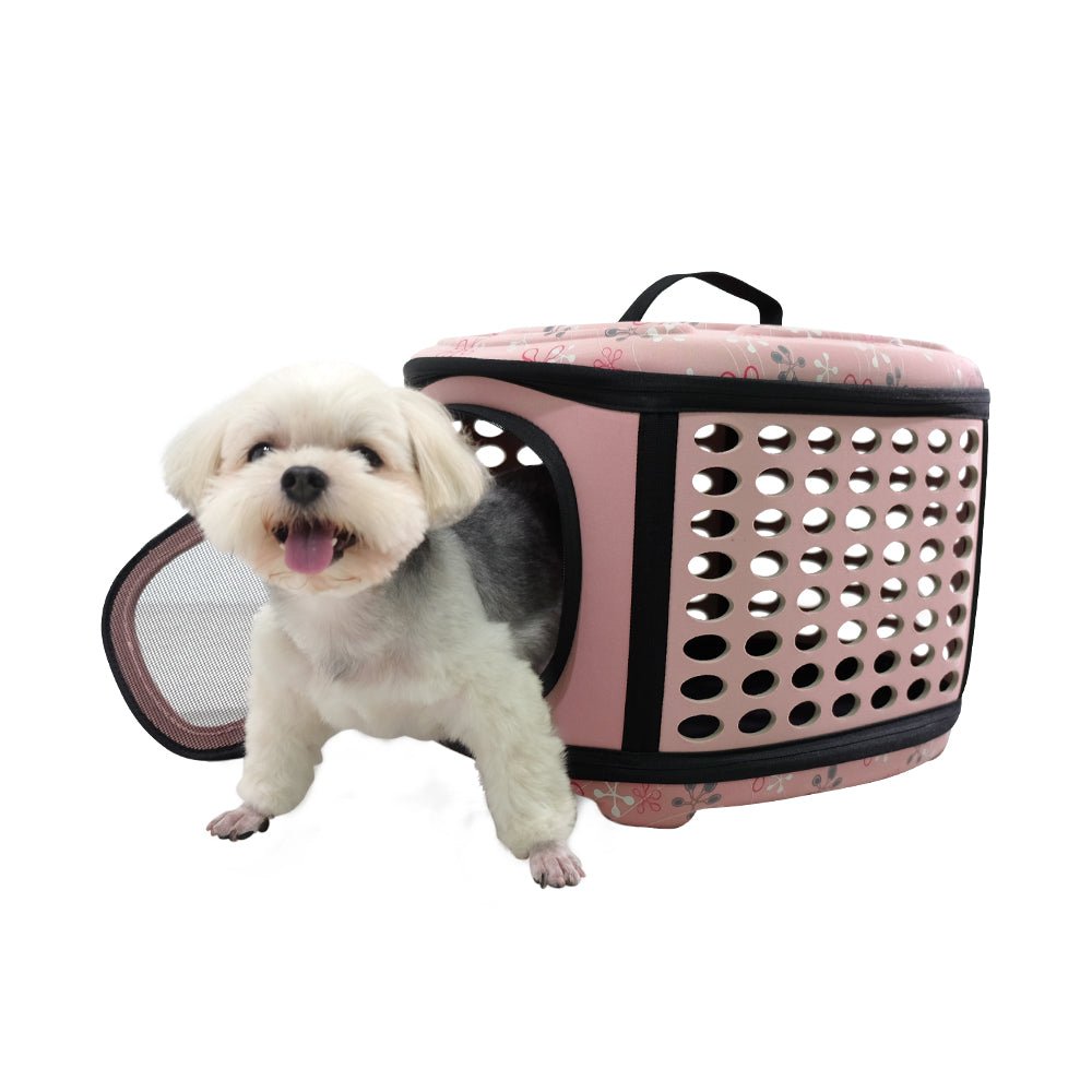 Collapsible Traveling Shoulder Carrier - Tuscany - House Of Pets Delight (HOPD)