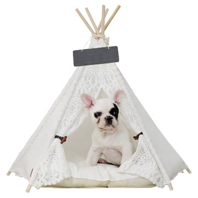 Crochet Pet Teepee With Cushion - House Of Pets Delight (HOPD)