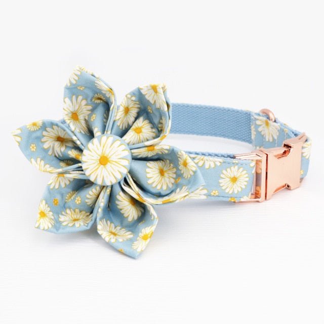 Daisy Flower Collar & Lead Set - House Of Pets Delight (HOPD)