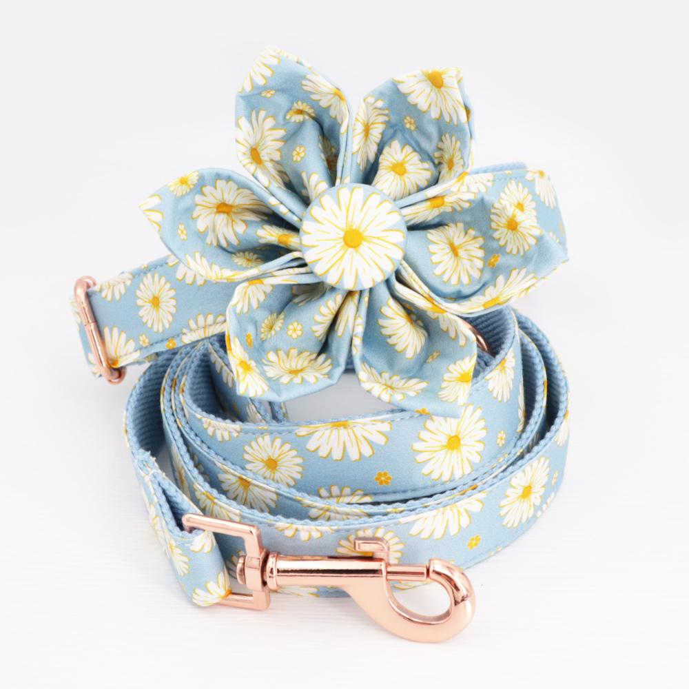 Daisy Flower Collar & Lead Set - House Of Pets Delight (HOPD)