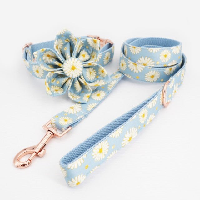 Daisy Flower Collar & Lead Set - House Of Pets Delight (HOPD)