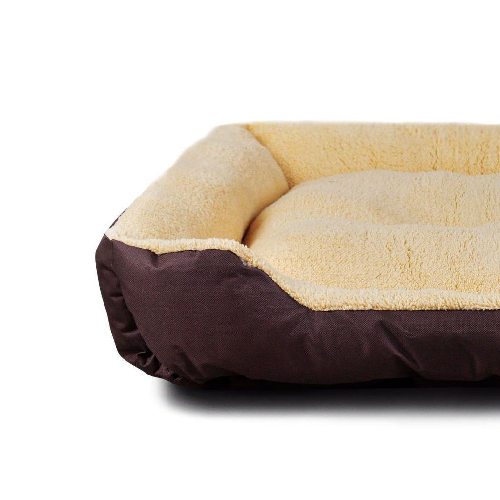 Deluxe Soft Cushion Washable Pet Bed - Warm Brown - House Of Pets Delight (HOPD)