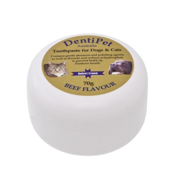 Dentipet Beef - Flavoured Toothpaste for Cats and Dogs - 70g - House Of Pets Delight (HOPD)