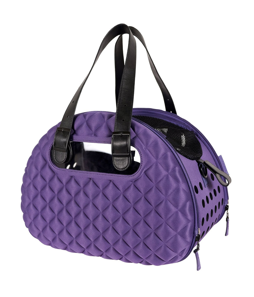 Diamond Deluxe Purple Pet Carrier - House Of Pets Delight (HOPD)