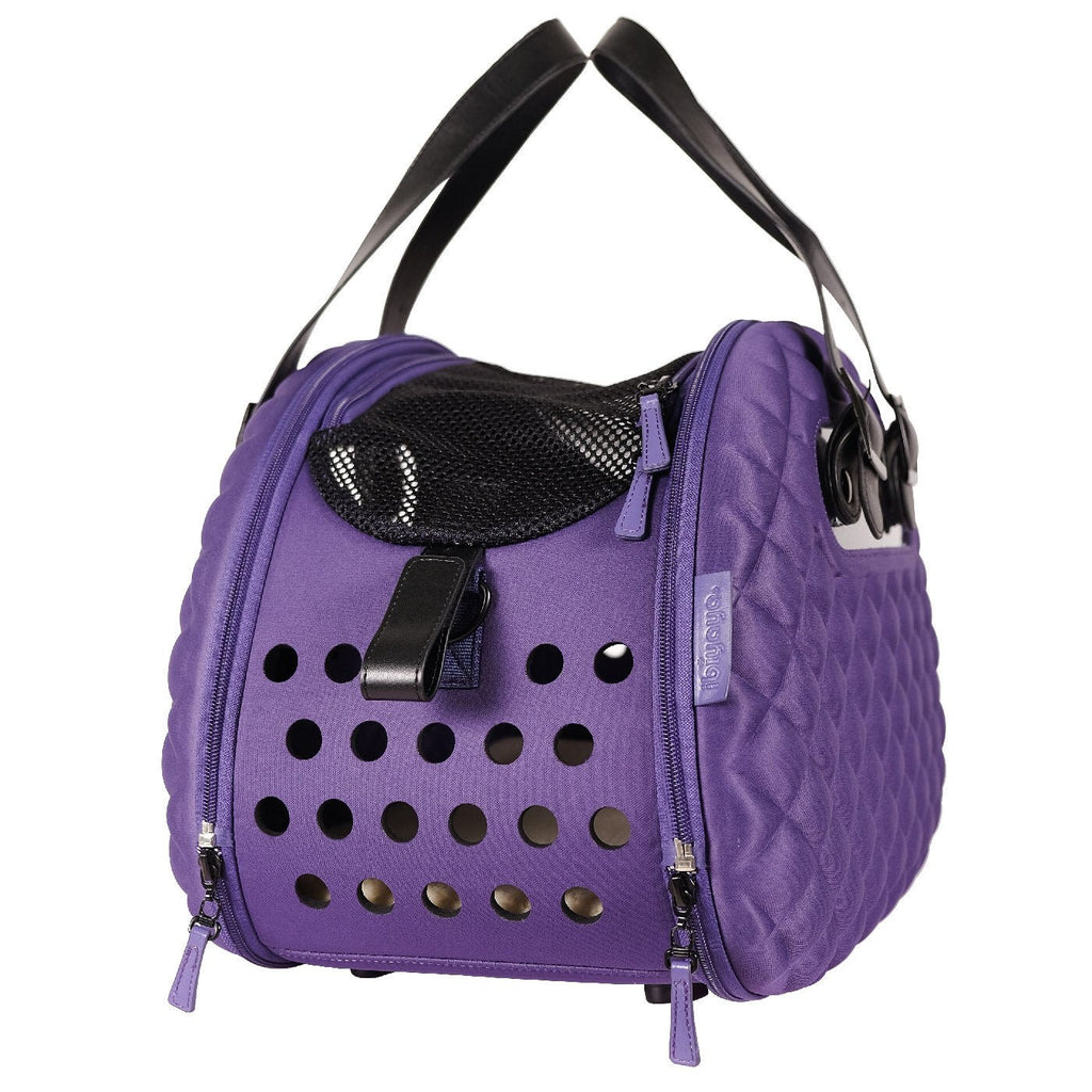 Diamond Deluxe Purple Pet Carrier - House Of Pets Delight (HOPD)