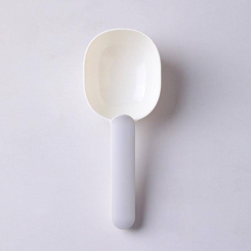 Dog Cat Feeding Scoop Feeder Spoon - White/Grey - House Of Pets Delight (HOPD)