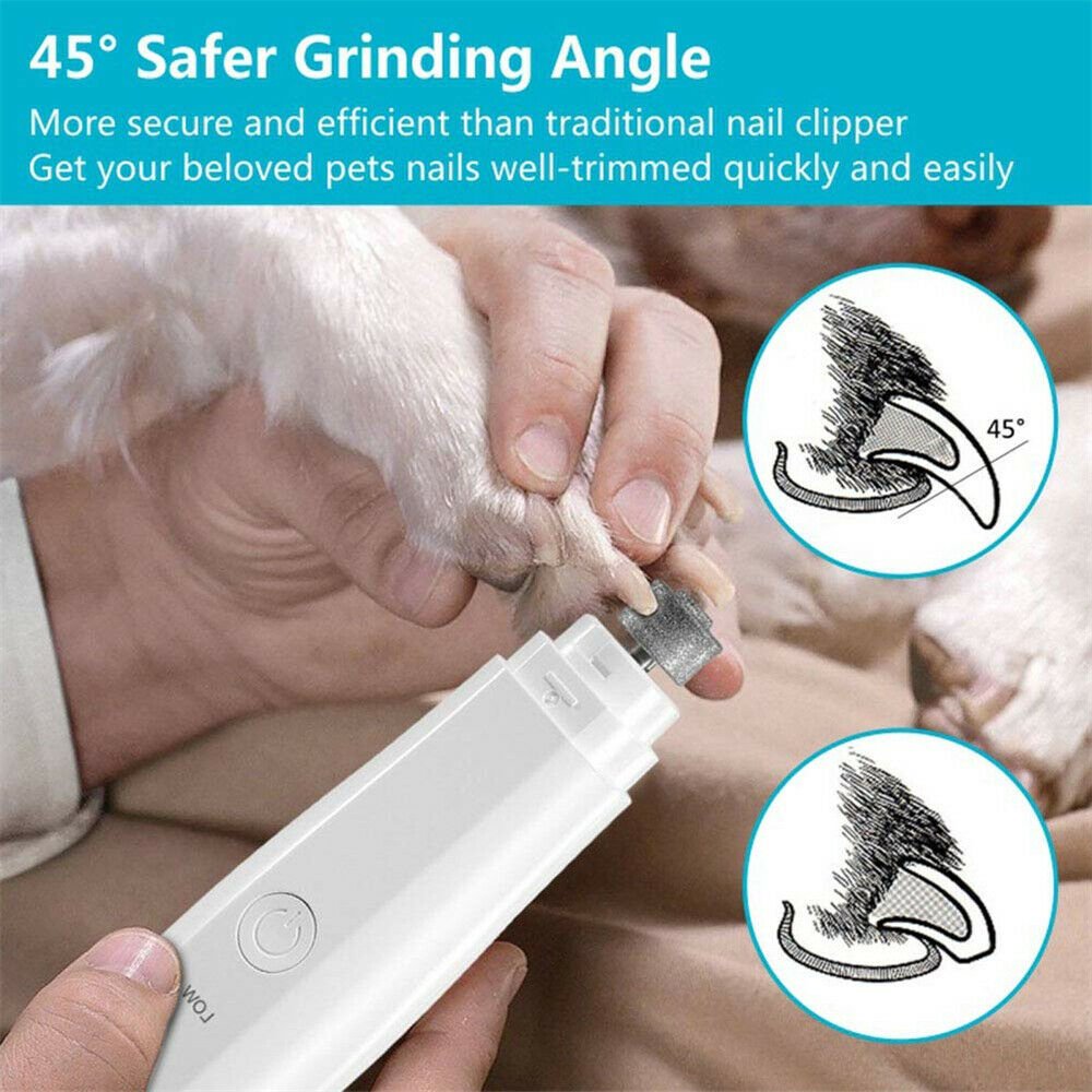 Electric Dog Cat Pet Claw Nail Trimmer Grinder - House Of Pets Delight (HOPD)