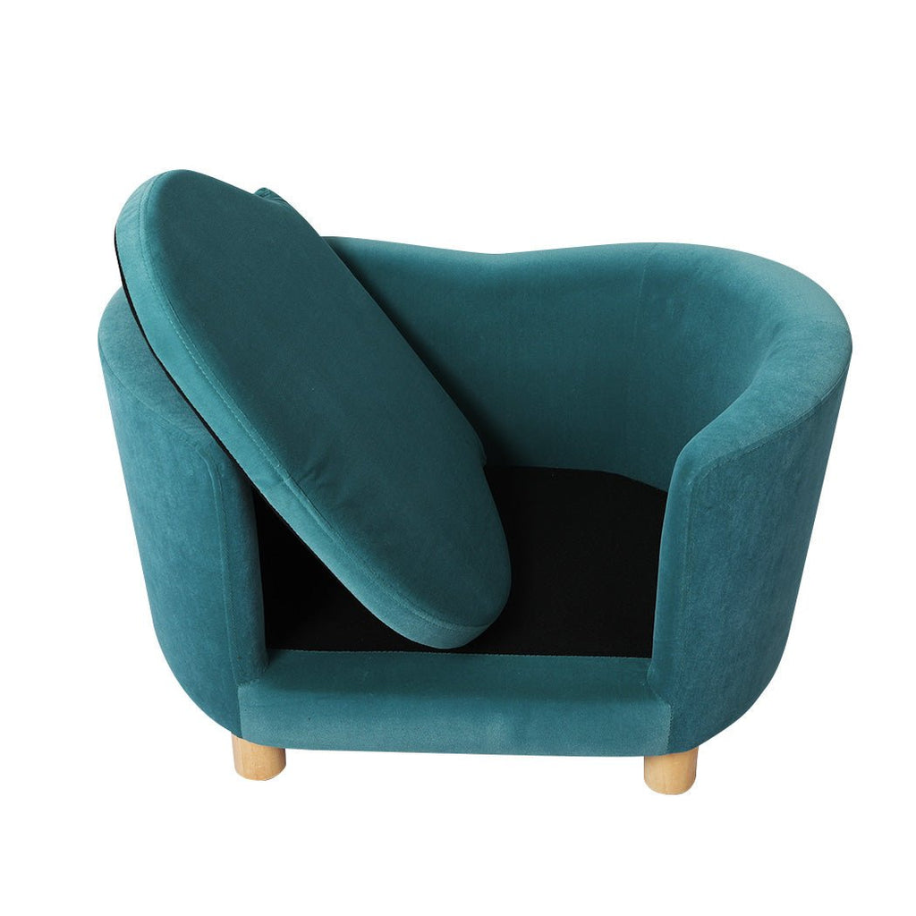 Elevated Dog Lounge in Teal - House Of Pets Delight (HOPD)