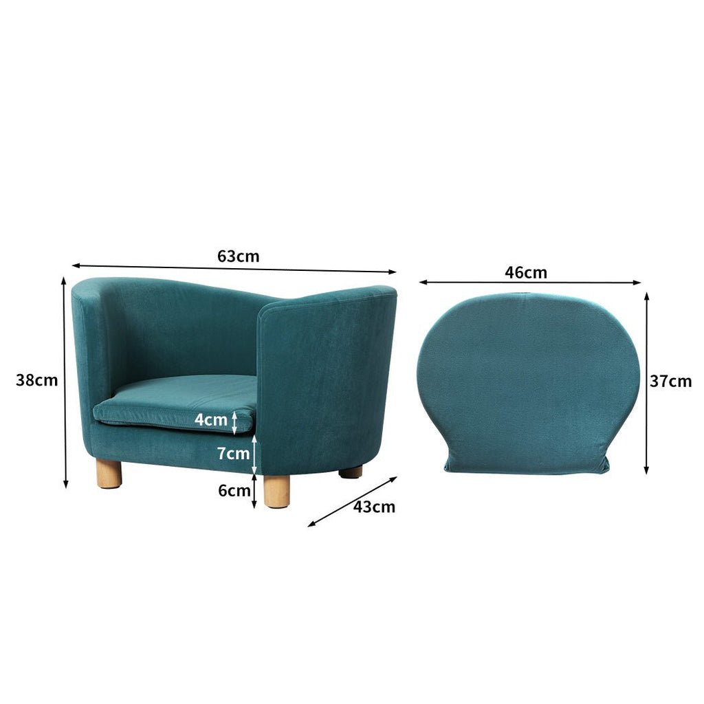 Elevated Dog Lounge in Teal - House Of Pets Delight (HOPD)