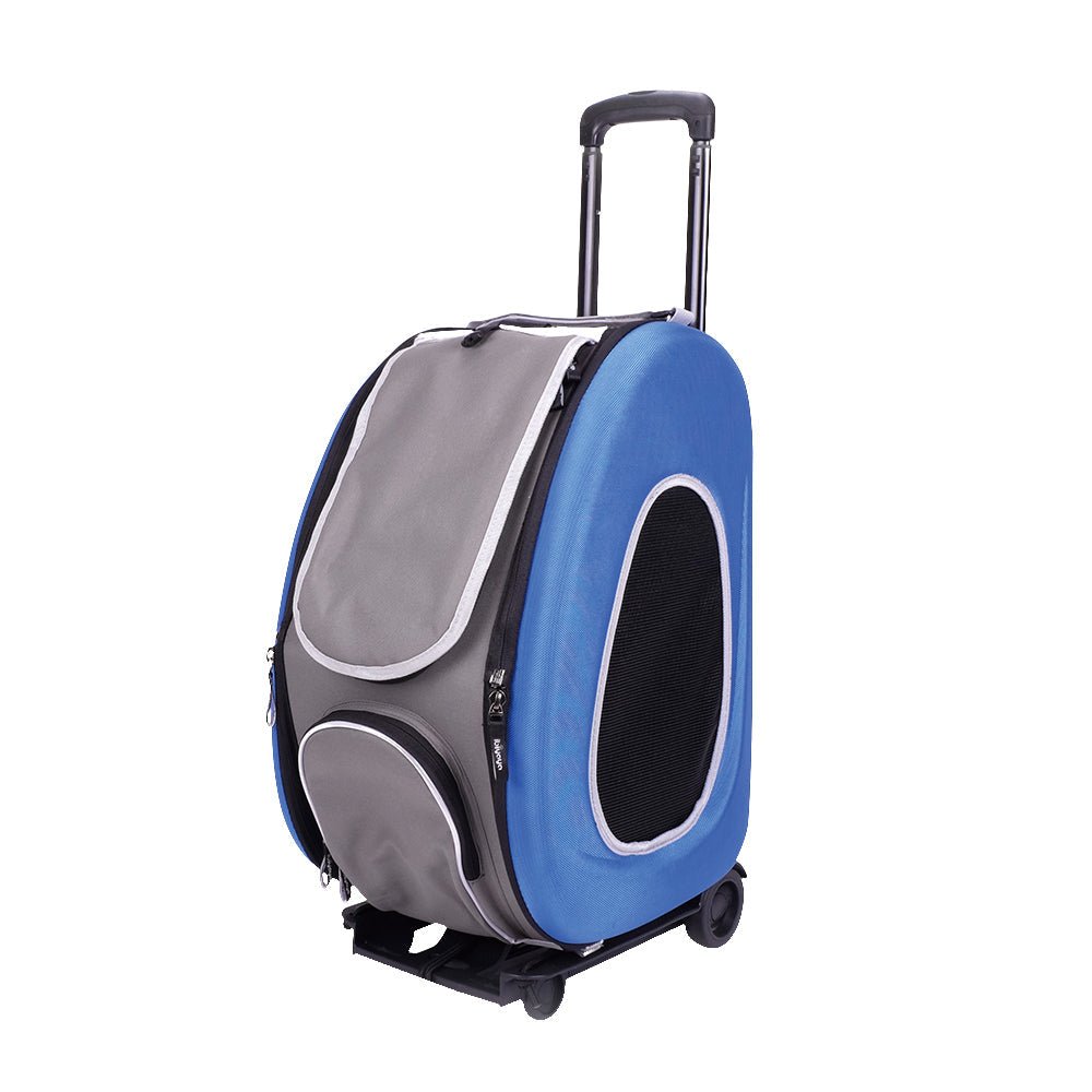 Eva Pet Wheeled Multifunctional Carrier - Blue - House Of Pets Delight (HOPD)