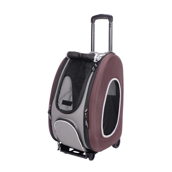 Eva Pet Wheeled Multifunctional Carrier - Hot Pink - House Of Pets Delight (HOPD)