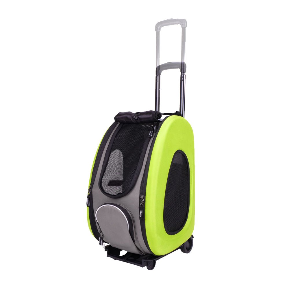 Eva Pet Wheeled Multifunctional Carrier - Lime - House Of Pets Delight (HOPD)