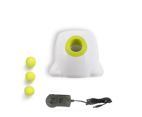 Fetch Automatic Dog Tennis Ball Launcher | Includes 3 Balls - House Of Pets Delight (HOPD)