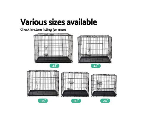 Foldable Pet Crate (Various Sizes) - House Of Pets Delight (HOPD)