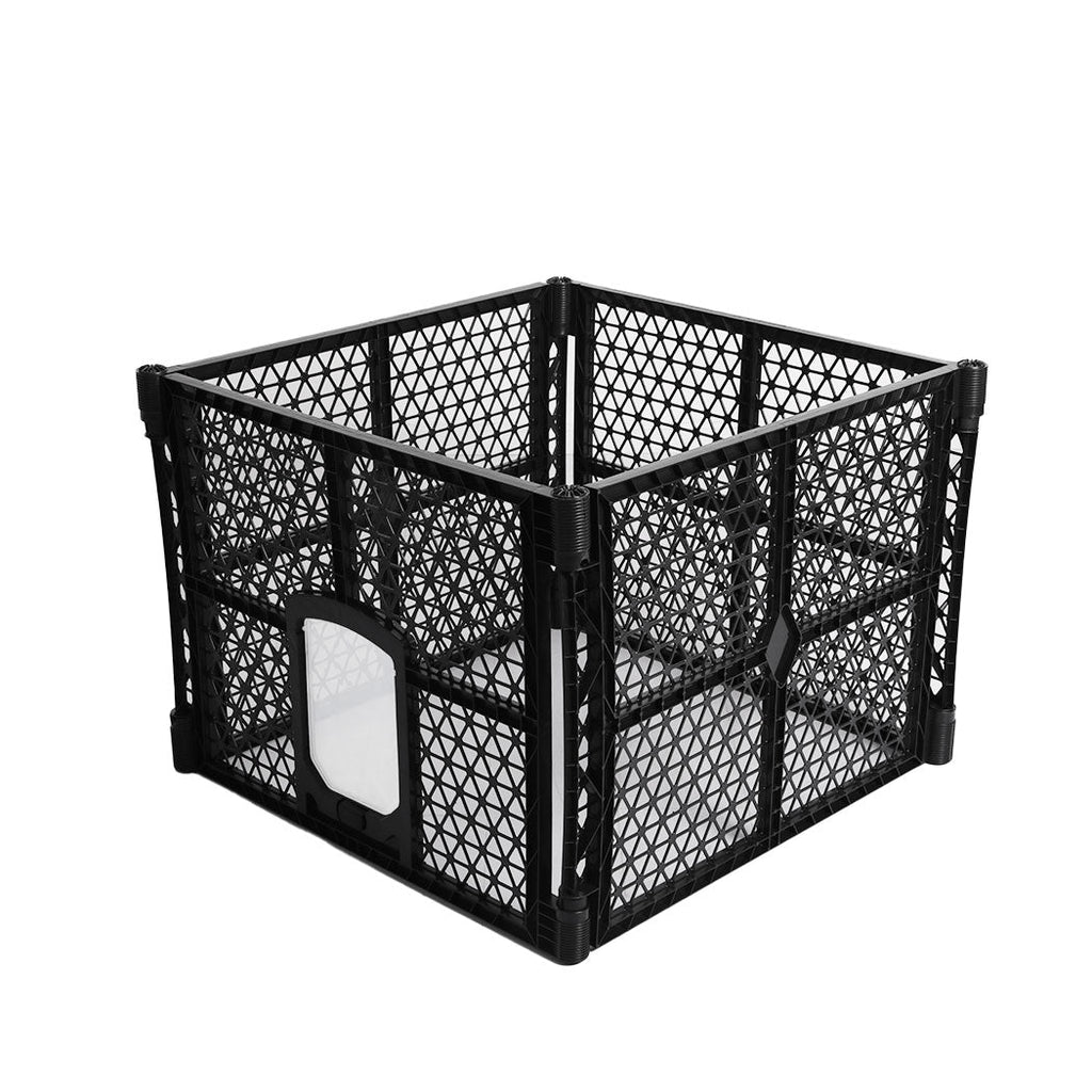 Foldable Plastic Garden Outdoor Pet Playpen 4 Panels - House Of Pets Delight (HOPD)