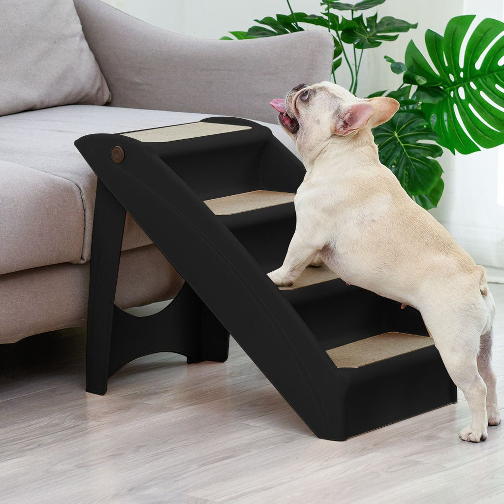 Foldable & Washable Pet Stairs Ramp - Black - House Of Pets Delight (HOPD)